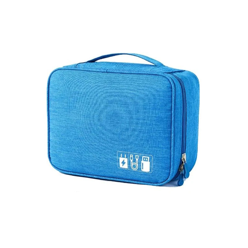 Storage bags and travel storage bags are suitable for electronic accessories, cosmetics, power cords, and portable power banks