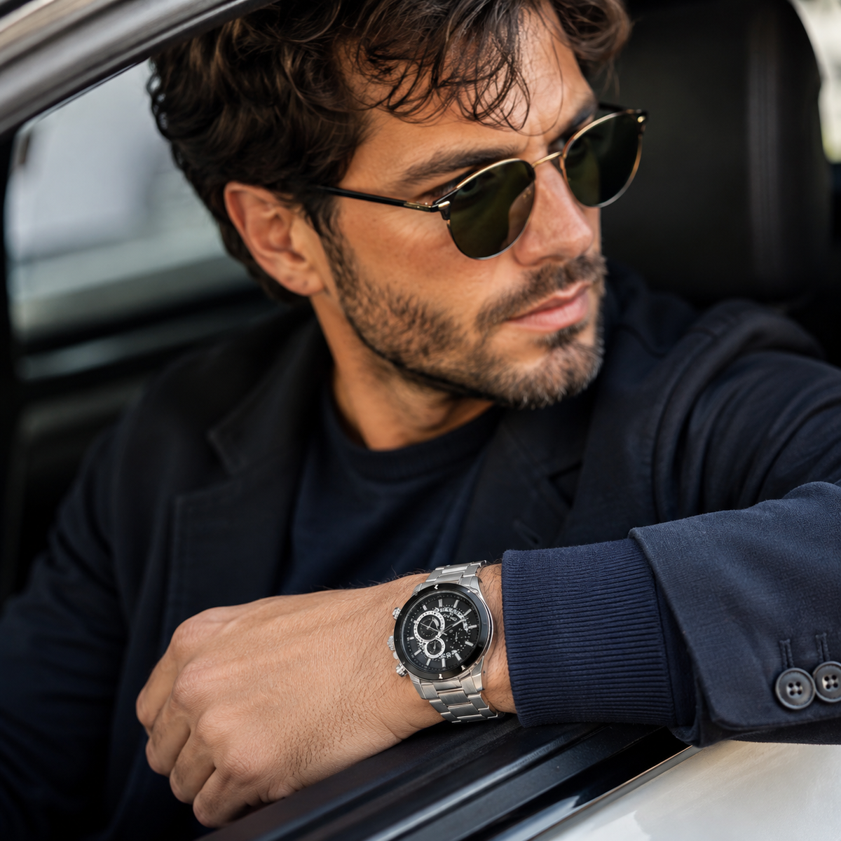 Reward VIP Chronograph Quartz Watch ساعة ريوارد VIP الفاخرة