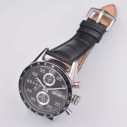 Men Watch Top Brand Luxury Automatic Mechanical Watch  24 hours Leather Military Week&Date Watches Clock Men Relojes Masculino