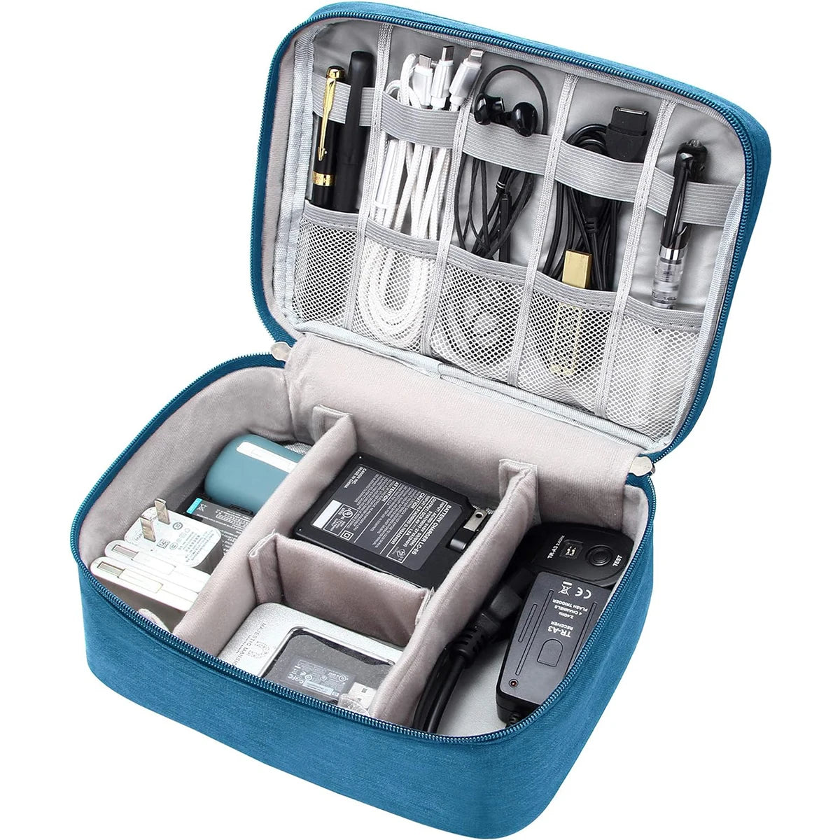 Storage bags and travel storage bags are suitable for electronic accessories, cosmetics, power cords, and portable power banks