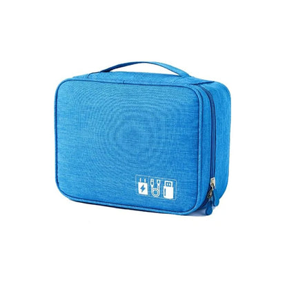 Storage bags and travel storage bags are suitable for electronic accessories, cosmetics, power cords, and portable power banks
