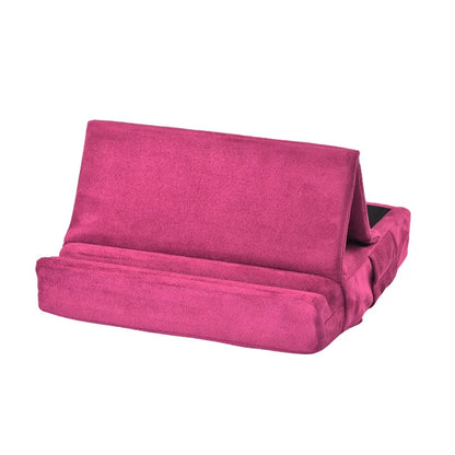 Tablet Pillow Stand for Lap Soft Holder Bed Desk Floor Foldable Multi-Angle Support Tablet Phone Holder for 4-13inch IPad Tablet