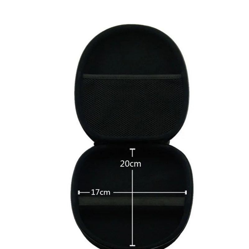 Travel Carrying Bag for Headphones Portable Shockproof Storage Handbag Headset Earphone Protective Case Pouch Accessories