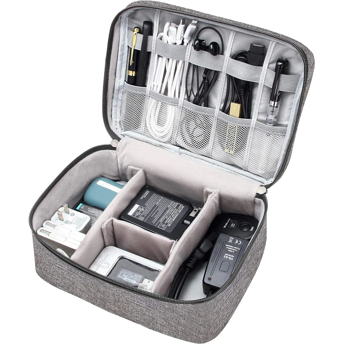 Storage bags and travel storage bags are suitable for electronic accessories, cosmetics, power cords, and portable power banks