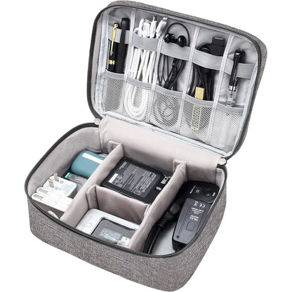 Storage bags and travel storage bags are suitable for electronic accessories, cosmetics, power cords, and portable power banks