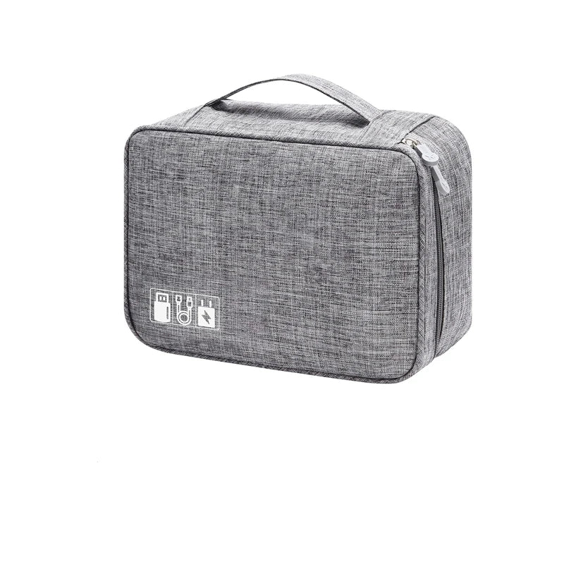 Storage bags and travel storage bags are suitable for electronic accessories, cosmetics, power cords, and portable power banks