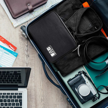 Storage bags and travel storage bags are suitable for electronic accessories, cosmetics, power cords, and portable power banks