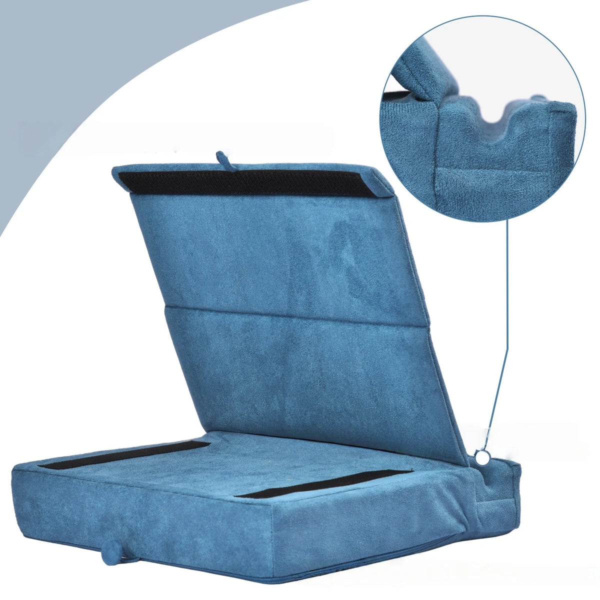 Tablet Pillow Stand for Lap Soft Holder Bed Desk Floor Foldable Multi-Angle Support Tablet Phone Holder for 4-13inch IPad Tablet