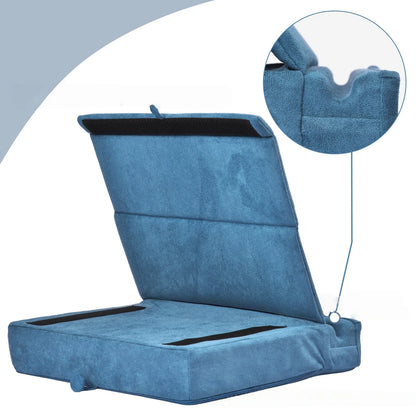 Tablet Pillow Stand for Lap Soft Holder Bed Desk Floor Foldable Multi-Angle Support Tablet Phone Holder for 4-13inch IPad Tablet