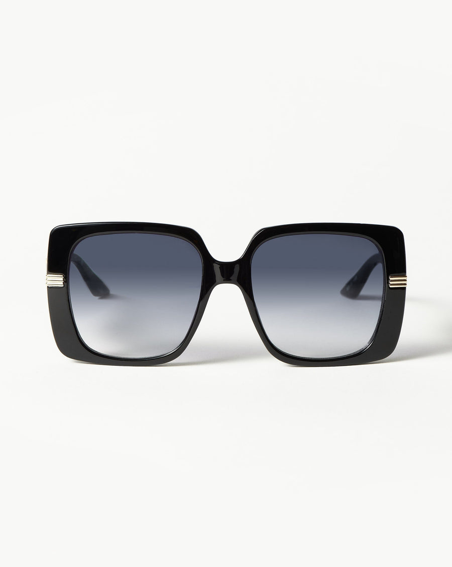 Le Specs Phoenix Ridge Oversized Square Sunglasses | Black